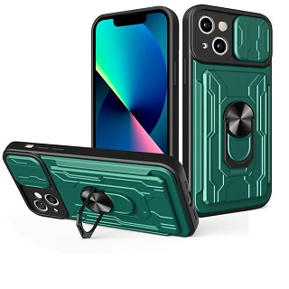 DARK GREEN iPhone  Ring Card Holder Shockproof Armor Case Cover iphone 11 pro Max